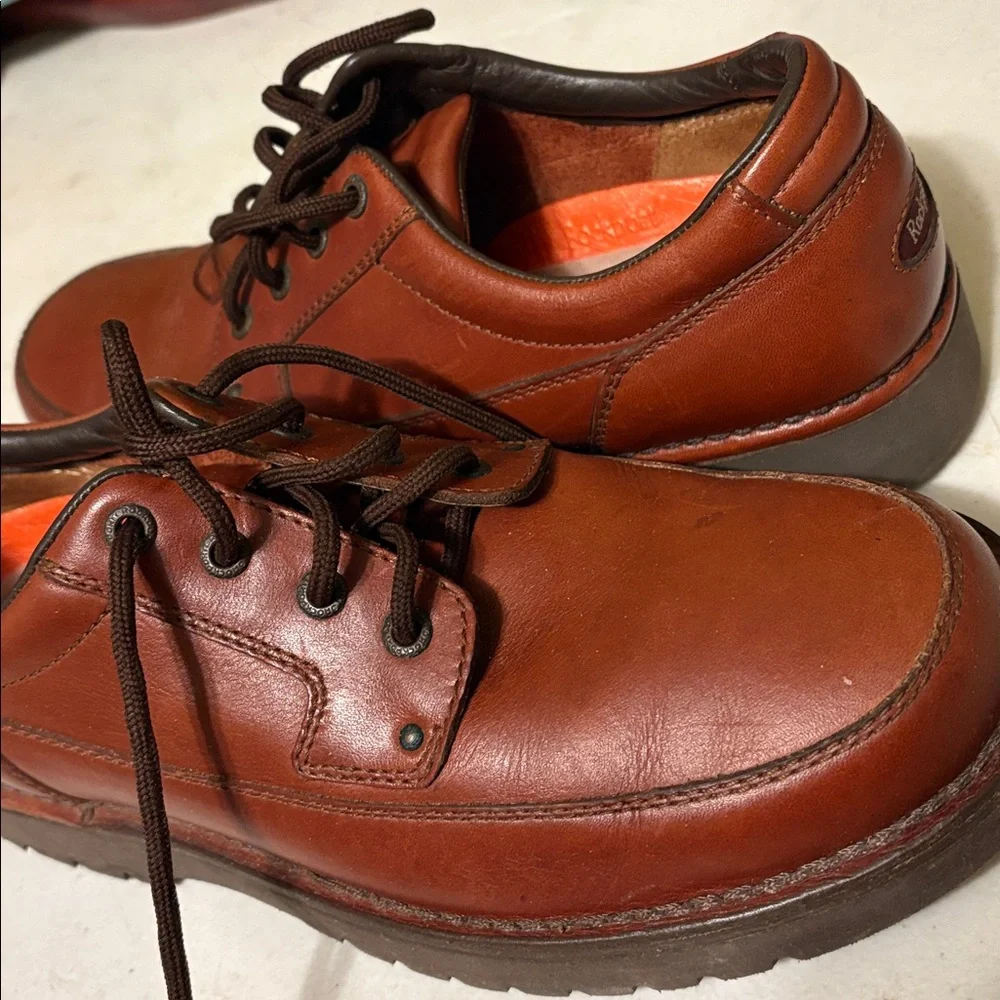 Rockport Men's 9.5 M Brown Leather Oxford M3945